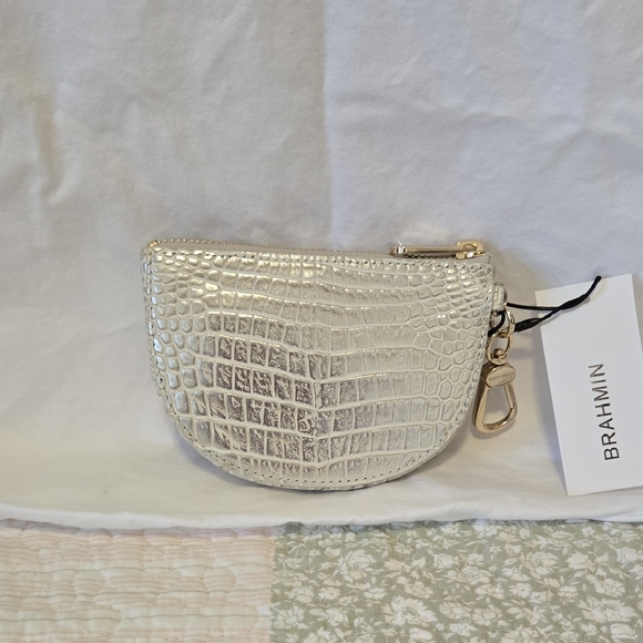 Brahmin Britt Attachable Coin Purse in Ivory Dream Melbourne. NWT. - Picture 6 of 13
